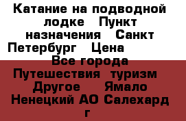 Катание на подводной лодке › Пункт назначения ­ Санкт-Петербург › Цена ­ 5 000 - Все города Путешествия, туризм » Другое   . Ямало-Ненецкий АО,Салехард г.